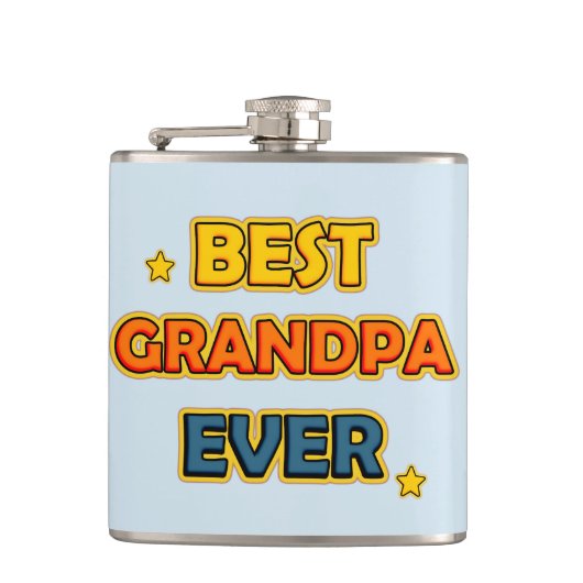 Beste opa Ever Heupfles (Voorkant)