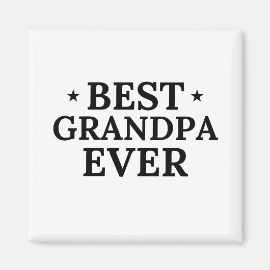 Beste opa Ever Magneet (Voorkant)