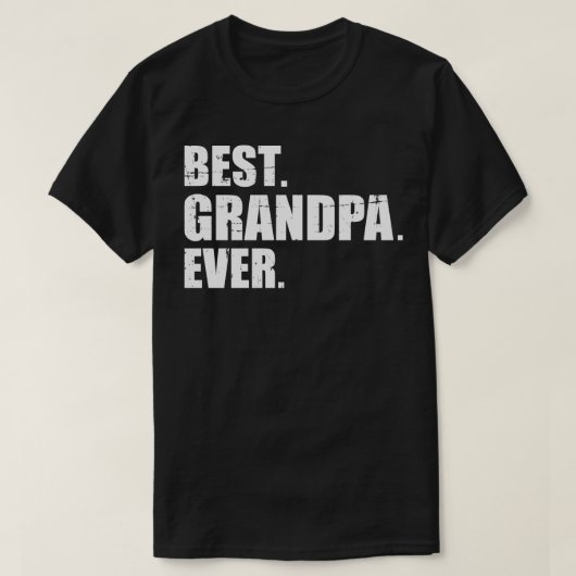 Beste opa Ever T-shirt (Design voorkant)
