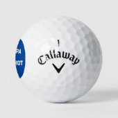 Beste opa-Humor Golfballen (Logo)