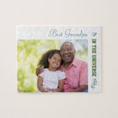 Beste opa in het universum - Aangepaste foto Legpuzzel (Horizontaal)