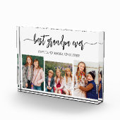 Beste Opa Kleinkinderen Fotocollage Fotoblokken (Rechts)