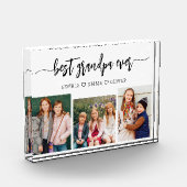 Beste Opa Kleinkinderen Fotocollage Fotoblokken (Links)