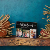 Beste Opa Kleinkinderen Fotocollage Fotoplaat (Zijkant)