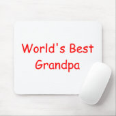 Beste opa Mousepad ter wereld Muismat (Met muis)