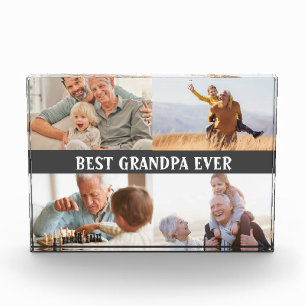 Beste opa ooit 4 Fotocollage Creëer Uw Ewn Fotoblokken