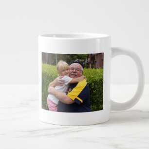 Beste Opa Ooit Aangepaste Fotobeker Extra Grote Beker