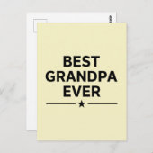 Beste opa ooit  briefkaart (Voorkant / Achterkant)