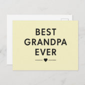 Beste opa ooit briefkaart (Voorkant / Achterkant)