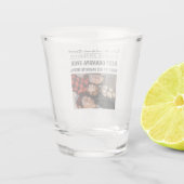 Beste Opa Ooit Custom krantenfoto Shot Glas (Achterkant)