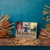 Beste opa ooit Foto Collage Grootvader cadeau Fotoplaat (Zijkant)