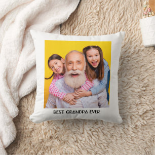 Beste Opa Ooit Foto Eenvoudige Opa Kussen