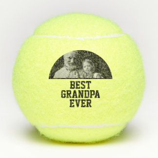 Beste opa ooit foto kerstcadeau cadeau tennisballen