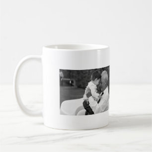 Beste opa ooit foto naam klassiek elegant koffiemok