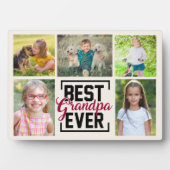 Beste opa ooit fotocollage uit de 5-reeks fotoplaat (voorkant)