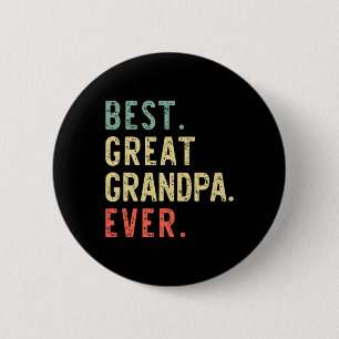 Beste Opa ooit Grappige Retro Vintage Ronde Button 5,7 Cm
