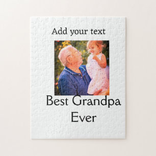 Beste opa ooit grootvader foto naam geschenken tek legpuzzel
