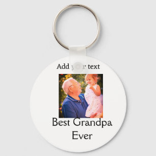 Beste opa ooit grootvader foto naam geschenken tek sleutelhanger