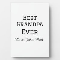 Beste opa ooit grootvader geeft eenvoudige naam