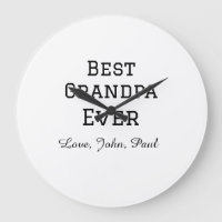 Beste opa ooit grootvader geeft eenvoudige naam