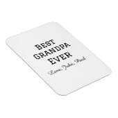 Beste opa ooit grootvader geeft eenvoudige naam magneet (Rechterzijde)