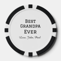 Beste opa ooit grootvader geeft eenvoudige naam