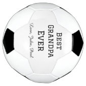 Beste opa ooit grootvader geeft eenvoudige naam voetbal (Gedraaid)