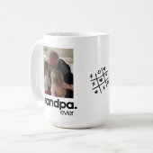 Beste opa ooit grote foto Mok (Voorkant links)