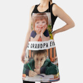 Beste opa ooit kleinkinderen 2 fotocollage schort (Insitu)
