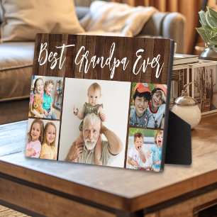 Beste Opa Ooit Kleinkinderen 5 Foto Hout Fotoplaat