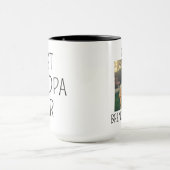 Beste opa ooit Mok, gepersonaliseerde foto Mok voo (Midden)