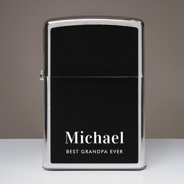 Beste opa ooit Monogram Zwart (Creator heeft geüpload)