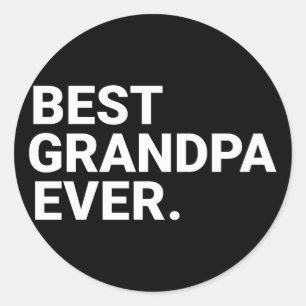 Beste opa ooit opa voor opa ronde sticker