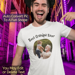 Beste opa ooit Pic automatisch wijzigen in curve T-shirt