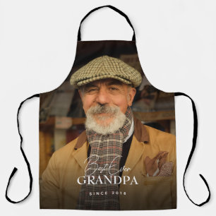 Beste Opa Ooit Sinds 20XX Eenvoudige Elegante Foto Schort