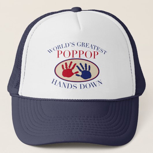 Beste Opa Ooit Trucker Pet (Voorkant)