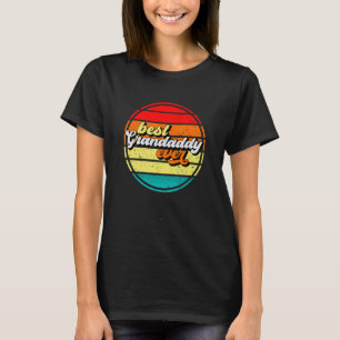 Beste opa ooit vaderdag opa retro vin t-shirt
