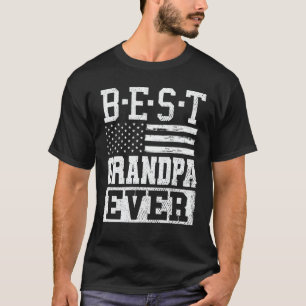 Beste opa ooit van ons Flag Grandpa Fathers Day Gi T-shirt