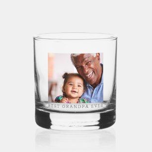 Beste Opa Ooit Volledige Foto Persoonlijk Whisky Glas