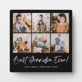 Beste Opa Ooit Zes Foto Plaquette Fotoplaat (Voorkant)