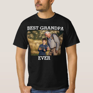 Beste opa op maat Foto Creëer Uw eigen foto T-shirt