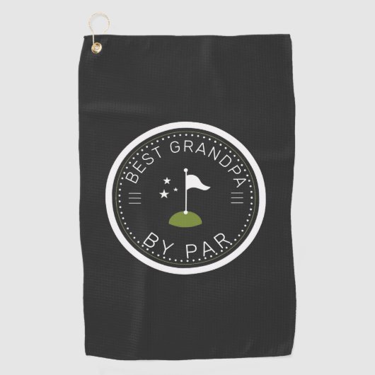 Beste opa op transactiebasis | Vaderdag Cadeau Golfhanddoek (Voorkant)