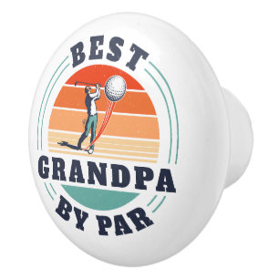 Beste opa Opa-dag Retro aangepaste papa Keramische Knop