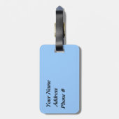 Beste opa ter wereld bagagelabel (Achterkant verticaal)