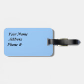 Beste opa ter wereld bagagelabel (Achterkant horizontaal)