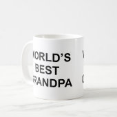 Beste opa ter wereld koffiemok (Voorkant links)