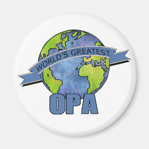 Beste Opa ter Wereld Magneet