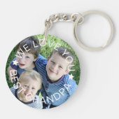 Beste opa uploadfoto sleutelhanger (Achterkant)