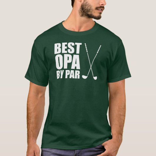 Beste opa van de Duitse opa Golf T-shirt (Voorkant)