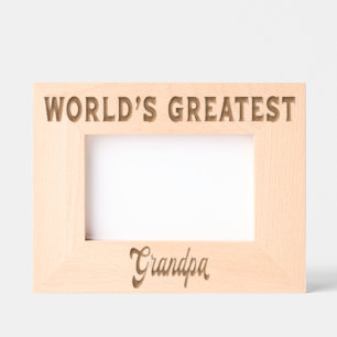 Beste Opa van de Wereld Gegraveerde Lijstjes